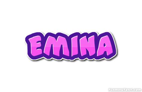 Emina Logo | Free Name Design Tool from Flaming Text