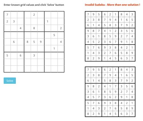 Sudoku Solver - Find Sudoku Puzzle Solutions