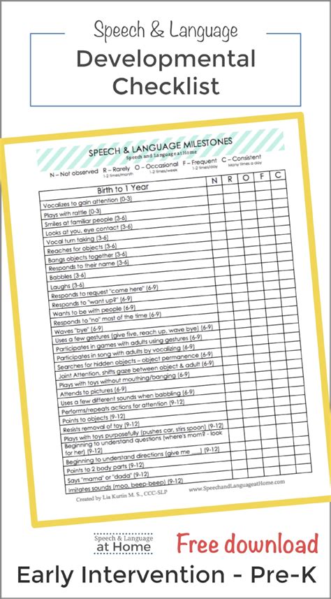 Developmental Milestones for Babies and Toddlers — SLP