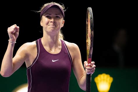 ELINA SVITOLINA at BNP Paribas WTA Finals in Singapore 10/25/2018 ...