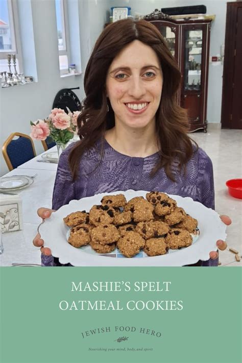 Mashie’s Spelt Oatmeal Cookies • Jewish Food Hero | Jewish recipes, Food, Oatmeal cookies