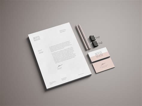 Advanced Branding & Stationery Psd Mockup