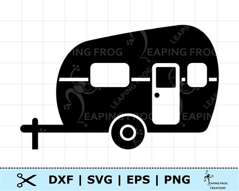 Camping SVG Silhouette Cricut Cut File Commercial Use Campervan SVG ...