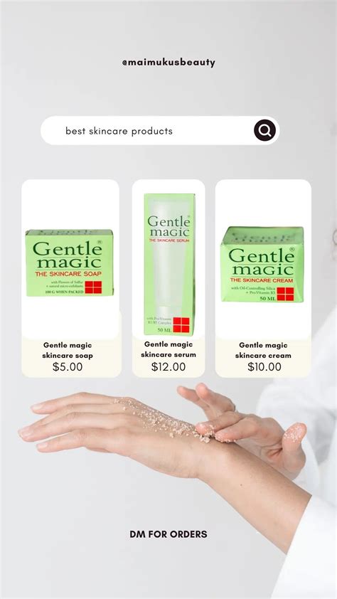 Gentle Magic | Best skincare products, Skin care cream, Skin care lotions