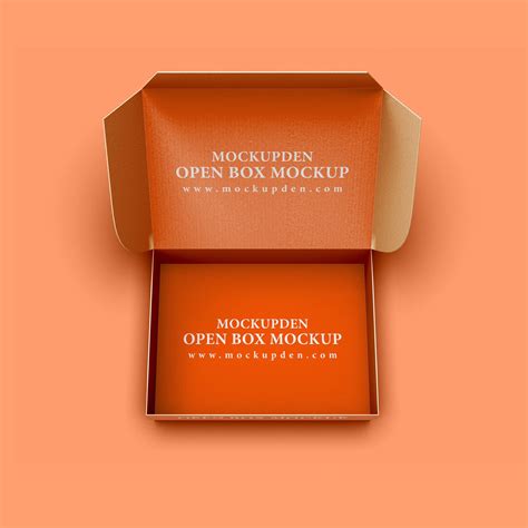 Free Open Box Mockup PSD Template...