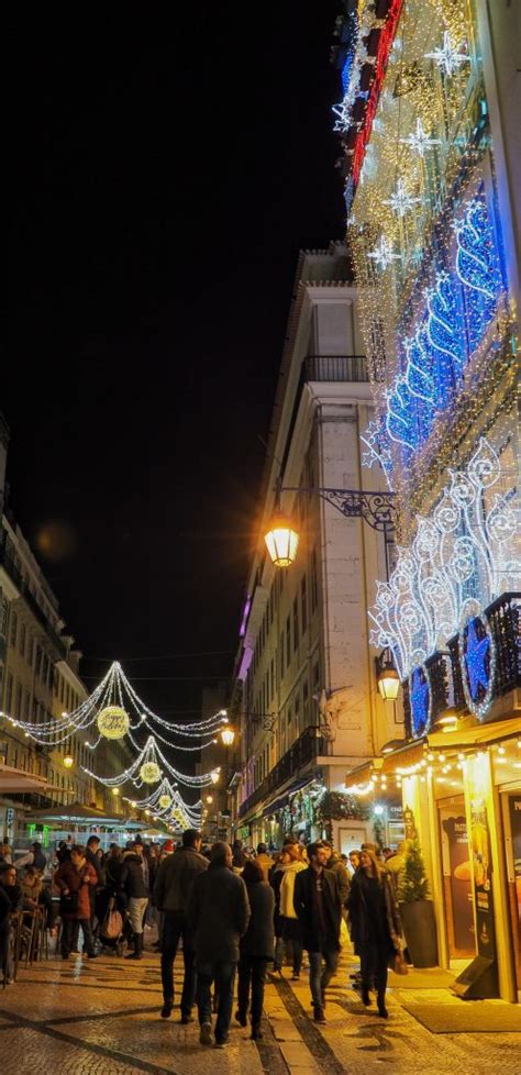 Christmas Lights Of Lisbon