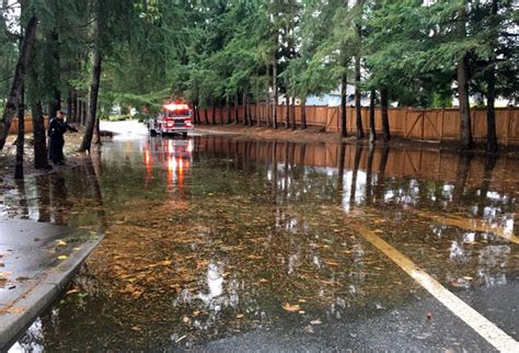 Significant flooding closes 136th Street SE in Mill Creek at Bothell ...