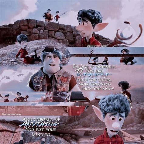 Onward Barley and Ian Lightfoot quote edit | Disney and dreamworks, Ian ...