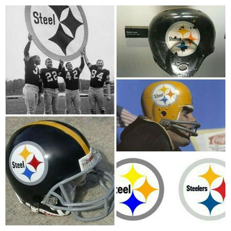 Steeler logo and helmet evolvement started in 1962 | Steelers ...