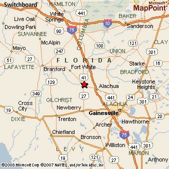 High Springs, Florida Area Map & More