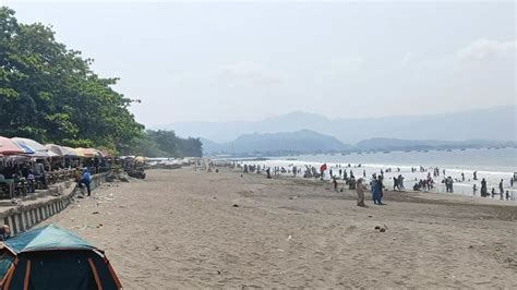 Sukabumi Police Satpolairud Bans Swimming Tourists On Beaches Prone To Marine Accidents