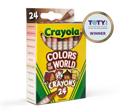 Colors of the World 24 Multicultural Crayons | Crayola