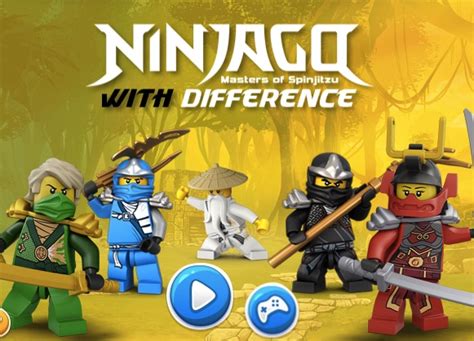 LEGO NINJAGO DIFFERENCES - LEGO GAMES