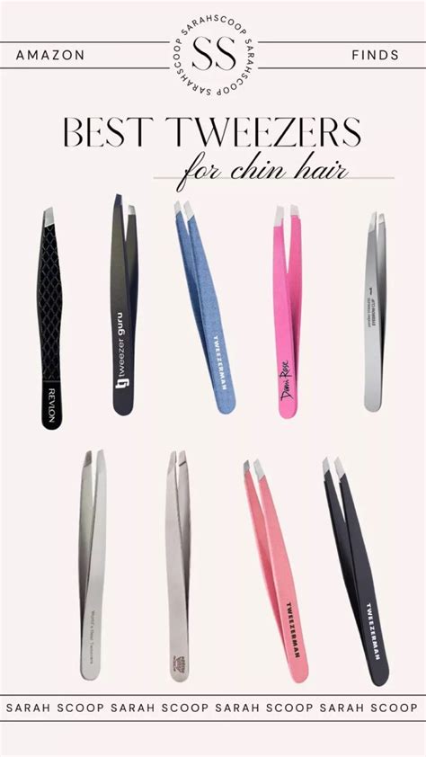 20+ Best Tweezers For Chin Hair And Eyebrows (2024) | Sarah Scoop