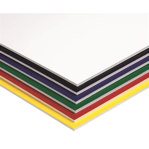 Foam Board, 6 Assorted Colors, 20" x 30", 10 Sheets - PAC5554 | Dixon Ticonderoga Co - Pacon ...