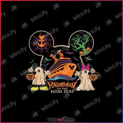 Disney Cruise Halloween SVG Halloween On The High Seas SVG in 2024