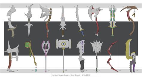 Fantasy Weapon Designs