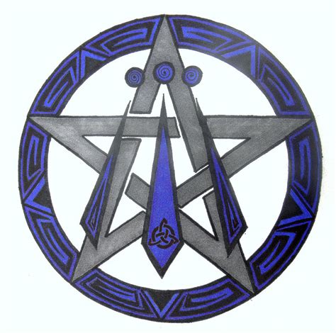 Awen Pentacle by Iolair01 on DeviantArt