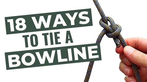 How to Tie a Bowline Knot (Plus Variations) - YouTube