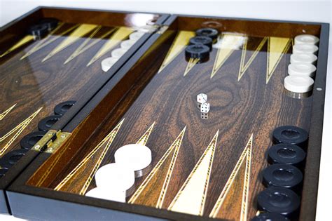 Wooden Backgammon Set. Wooden Game Board | Etsy