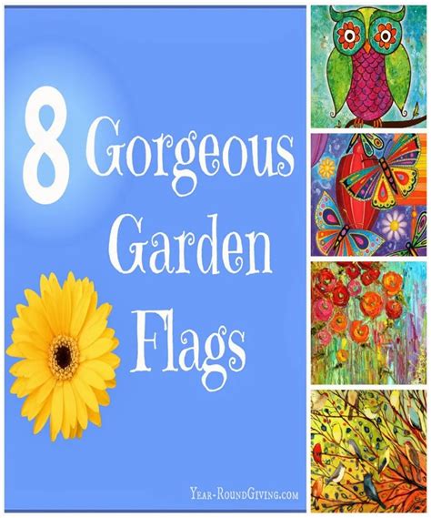 8 Gorgeous Garden Flags - Daily Appetite