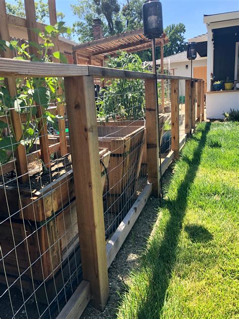 DIY Hog Wire Garden Fence for under $300 - Our Liberty House