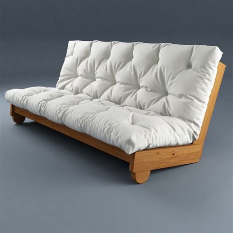 sofa futon ikea 3d model