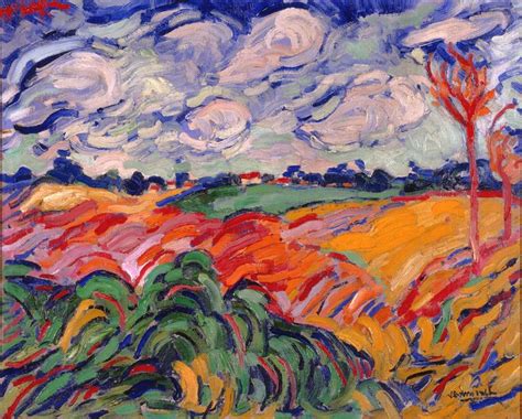 The Wheat Field by Maurice de Vlaminck (1906) | Art, Fauvism art, Art ...