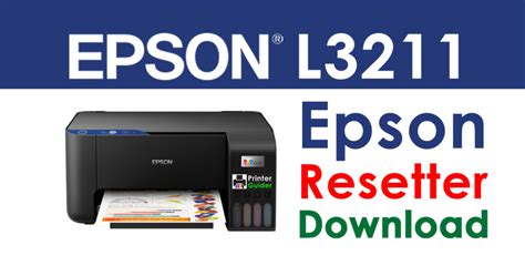 Epson L3211 Resetter Adjustment Program Free Download