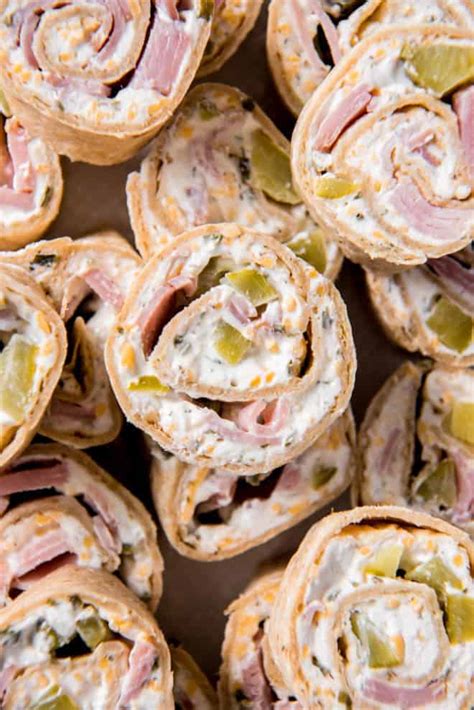 Ham and Cheese Pinwheels - Spoonful of Flavor