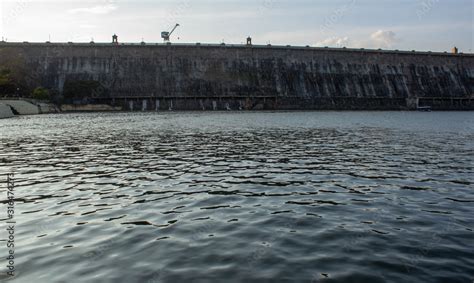 Beautiful view of the majestic Krishna Raja Sagara dam in Mysore ...