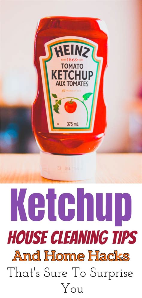 Mind-Blowing Ketchup Household And Home Cleaning Hacks in 2021 | Cleaning hacks, Cleaning ...