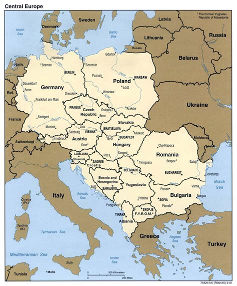 Maps of Europe and European countries | Political maps, Administrative ...