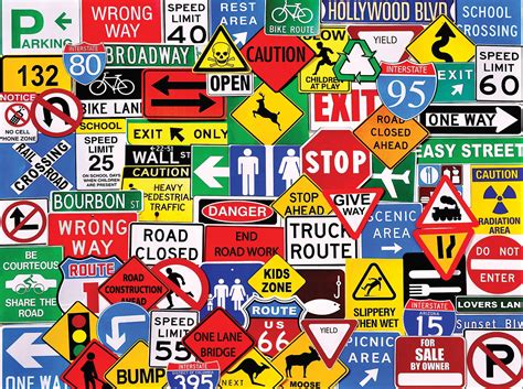 Road Signs Jigsaw Puzzle | PuzzleWarehouse.com