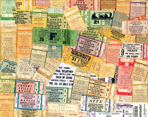Background Concert Ticket Stubs Free Stock Photo - Public Domain Pictures