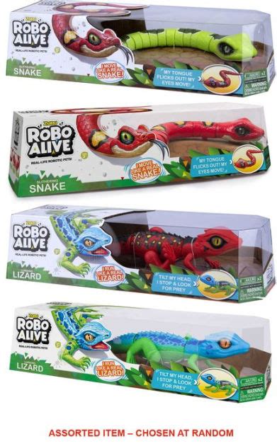 Robo Alive Robotic Lizard & Snake Series 1 (Assorted, Styles Vary) by ...