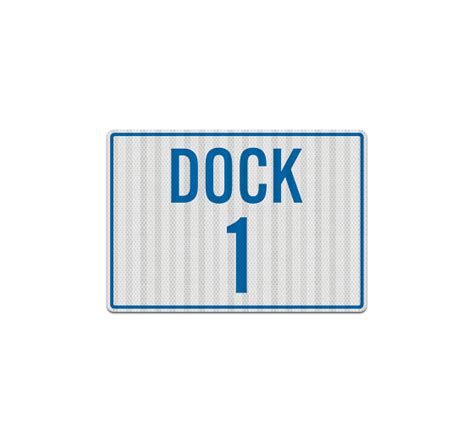 Shop for Shipping Receiving Or Loading Dock Number Decal (EGR ...