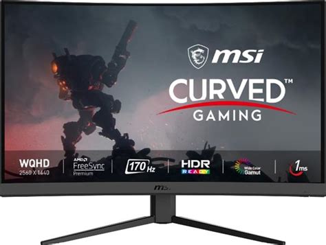 MSI Gaming monitor G27CQ4 E2, 27" zakřivený /2560x1440 (WQHD)/VA LED, 170Hz/1ms/3000:1/250cd ...