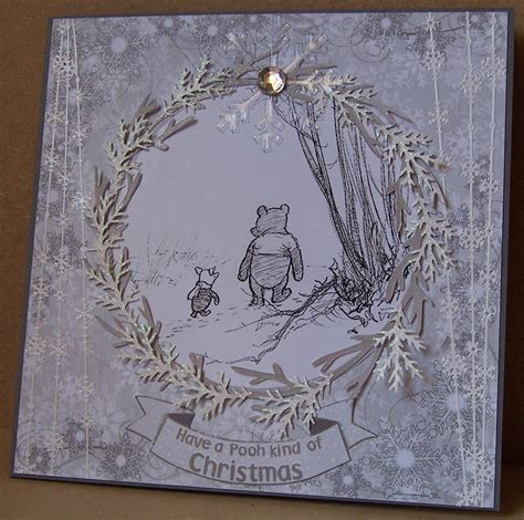 Whitch Craft: Winnie the pooh Christmas Card