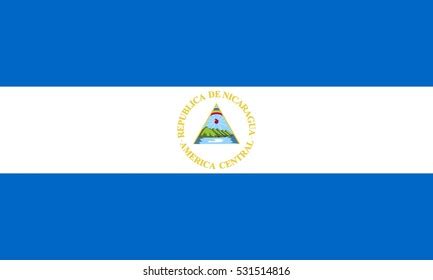 Nicaragua Flag Stock Vector (Royalty Free) 531514816 | Shutterstock