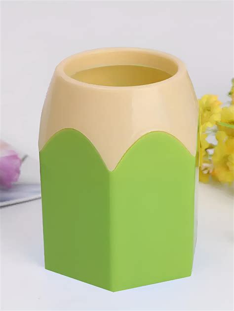 1PC creative cute pencil holder-stylish desktop storage container for classrooms and home ...