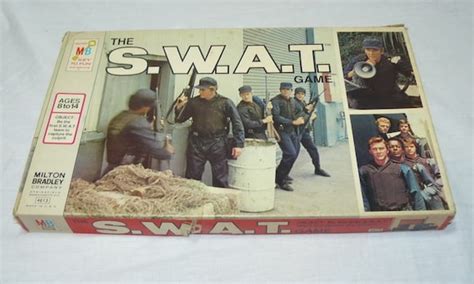 1976 SWAT S.W.A.T Board Game TV Show Milton Bradley COMPLETE