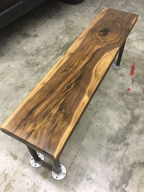 Unique 30 of Wood Slab Benches | klassik-cum