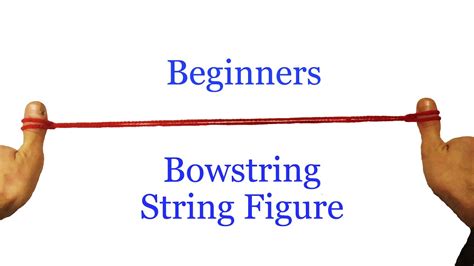 Sting Tricks! How To Do An Easy Bowstring String Figure - YouTube