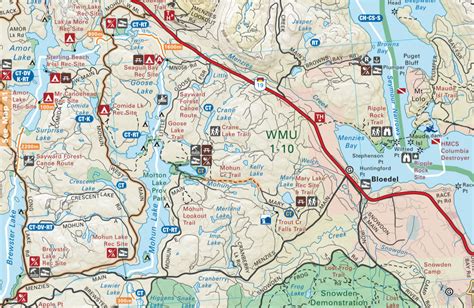 Vancouver Island Trail Map