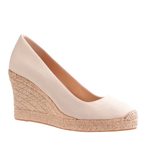 J.crew Seville Espadrille Wedges in Beige (vintage sandstone) | Lyst