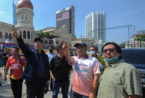 Preparations for National Day celebration at Dataran Merdeka almost 95 ...