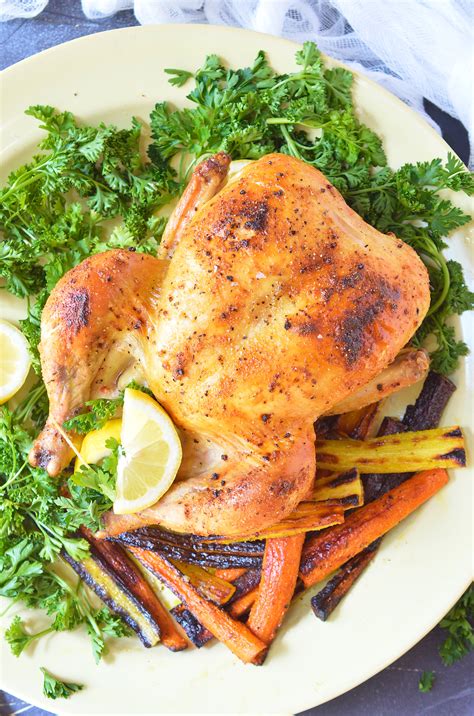 Oven Roasted Whole Chicken - WonkyWonderful