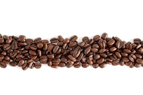 Line Of Coffee Beans Stock Photos - Image: 9328863