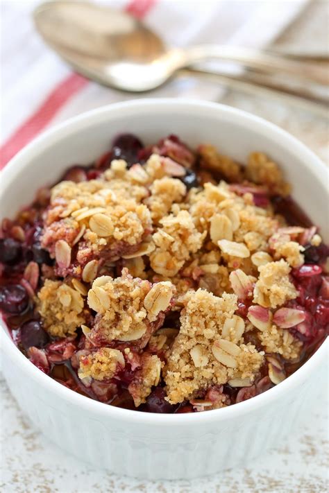 An easy mixed berry crisp that's made with frozen fruit and can be enjoyed all year long ...